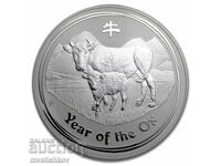 SILVER 1 OZ 2021 AUSTRALIA - LUNAR YEAR OF THE BUFFALO