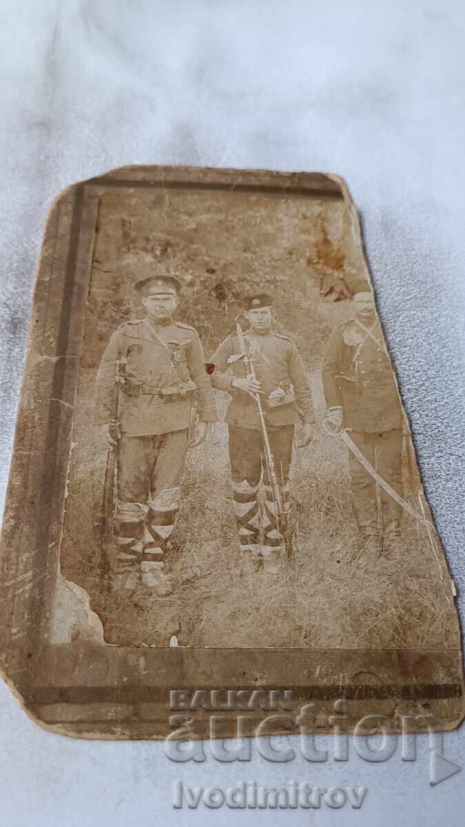 Φωτογραφία Στρατιώτες στο Μέτωπο Πρώτος Παγκόσμιος Πόλεμος Χαρτόνι