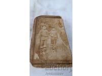 Снимка Войници на фронта Първа Световна Война Картон