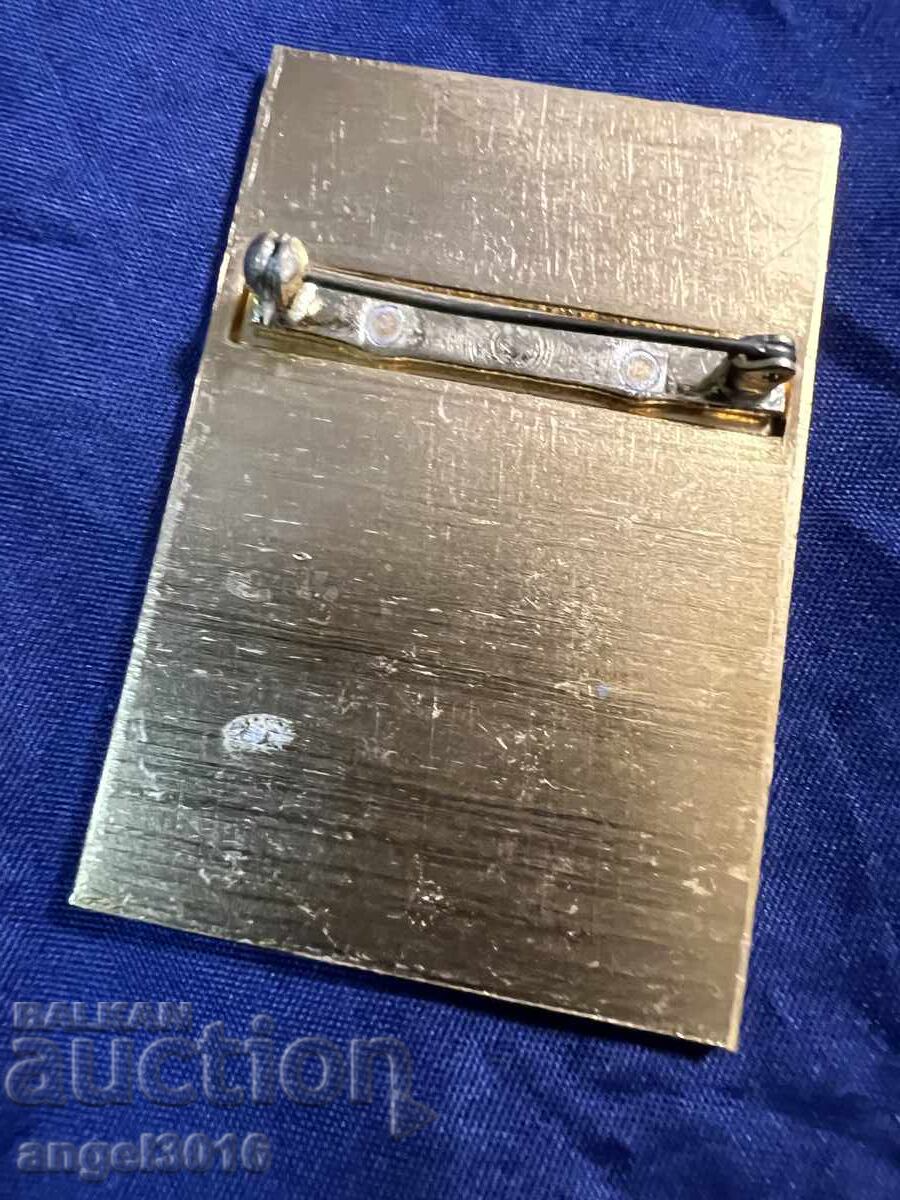 Рядка! 1981 Стара значка, бадж на СЪДИЯ по КАНУ-КАЯК - 5