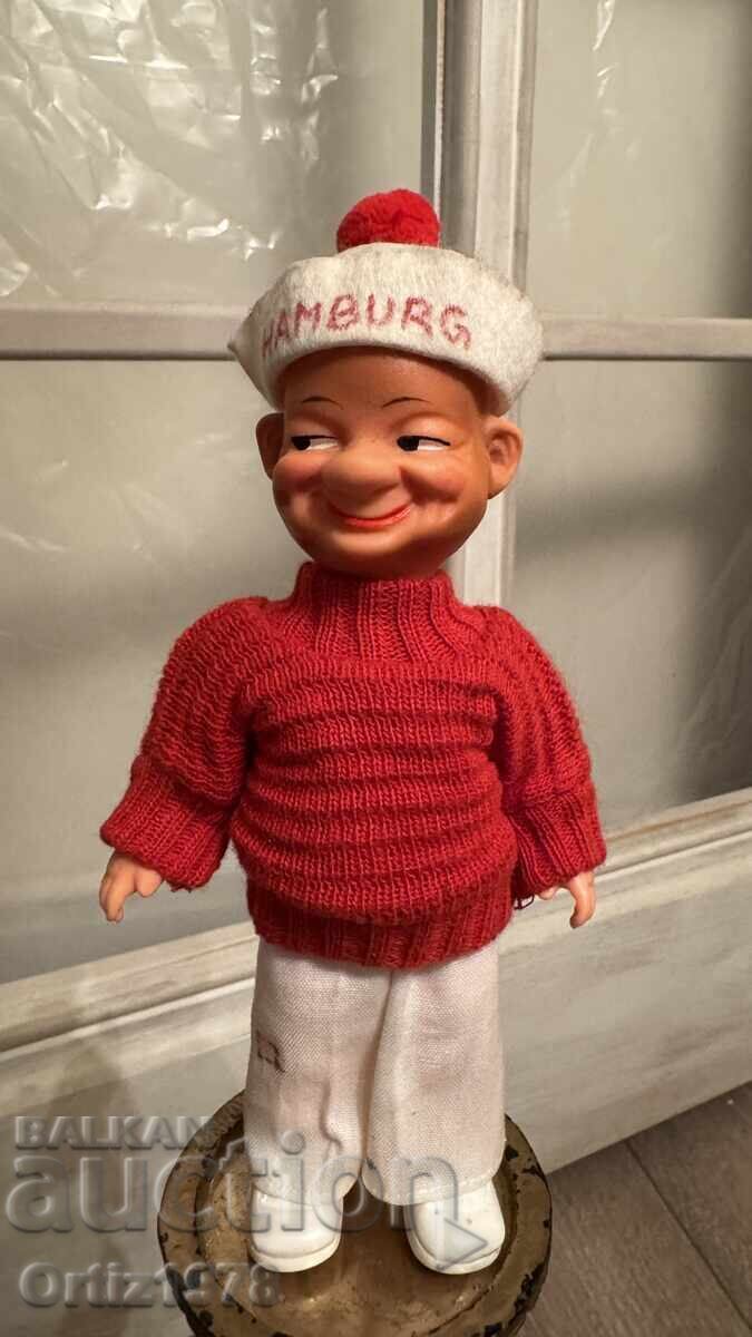 Vintage Collector's Doll, West Germany, 1950s