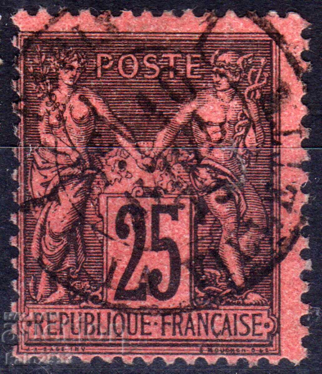 France - Classic 1st Allegory - 1877, hallmark France - Classic 1st Allegory - 1877, hallmark