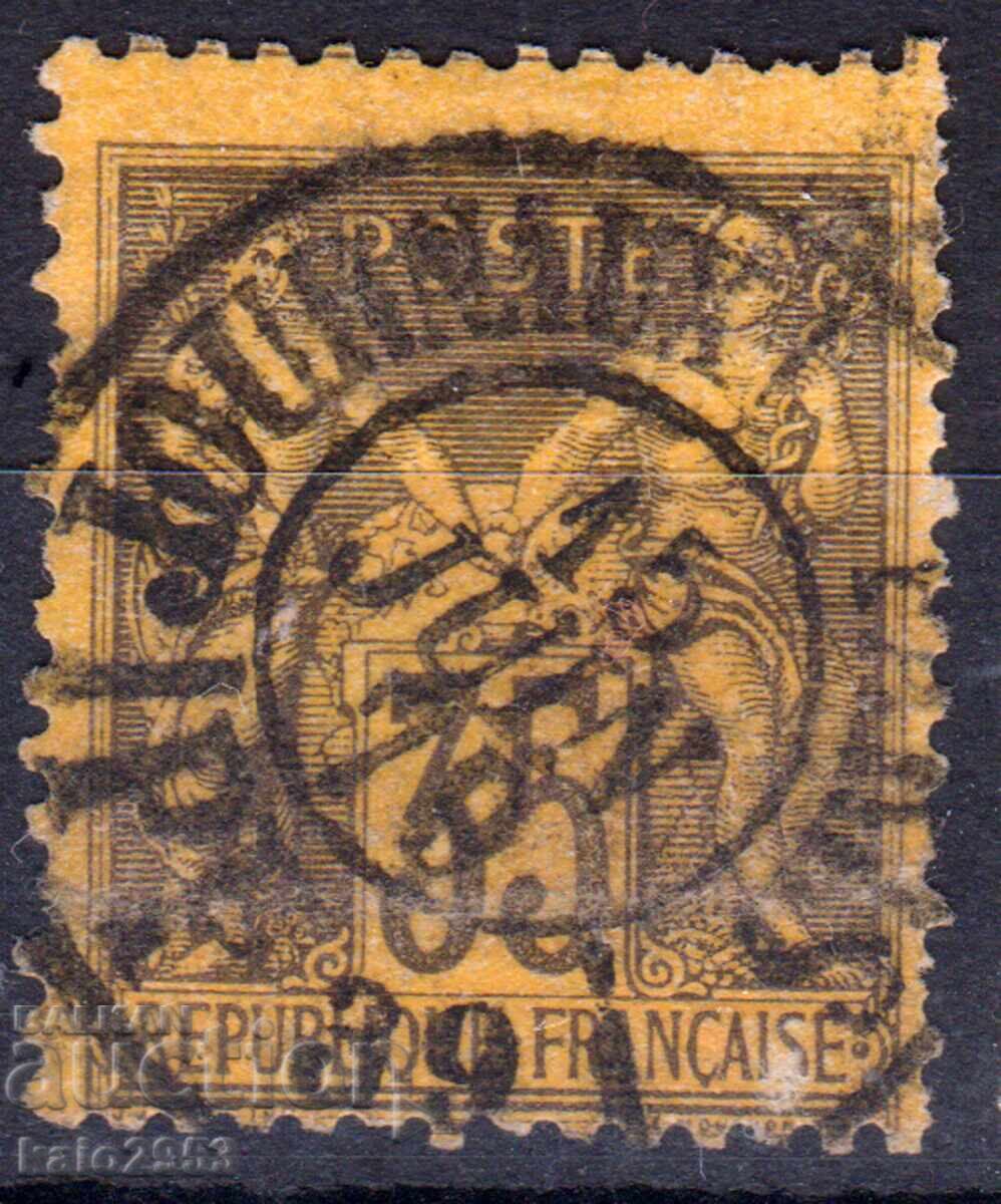 Franța - Clasică 1-a Alegorie - 1877, marcaj