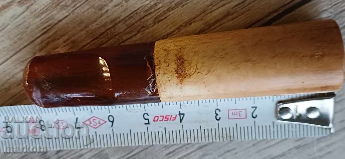 Auction  Antique Cigarette - Cigar Holder - Amber