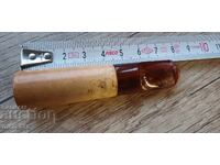 Țigaretă veche - suport pentru trabuc - chihlimbar