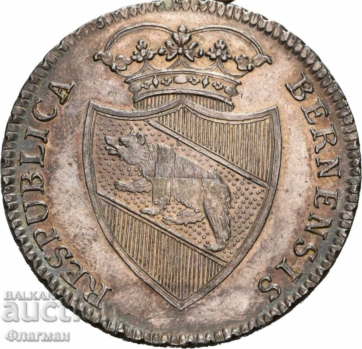 Monedă Elveția 1 Taler 1795 Cantonul Berna