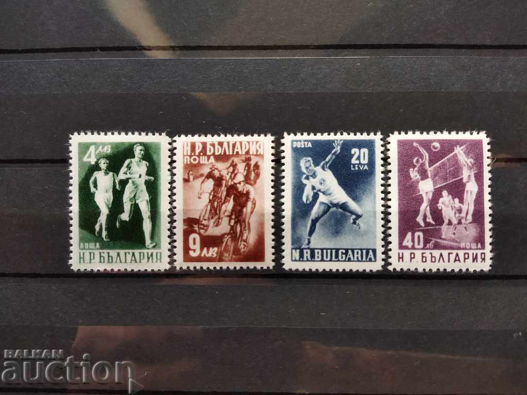 Bulgaria Seria „Sport” din 1951 Nr. 803/806 din catalog cu preț 1.50 BGN | € 0.77