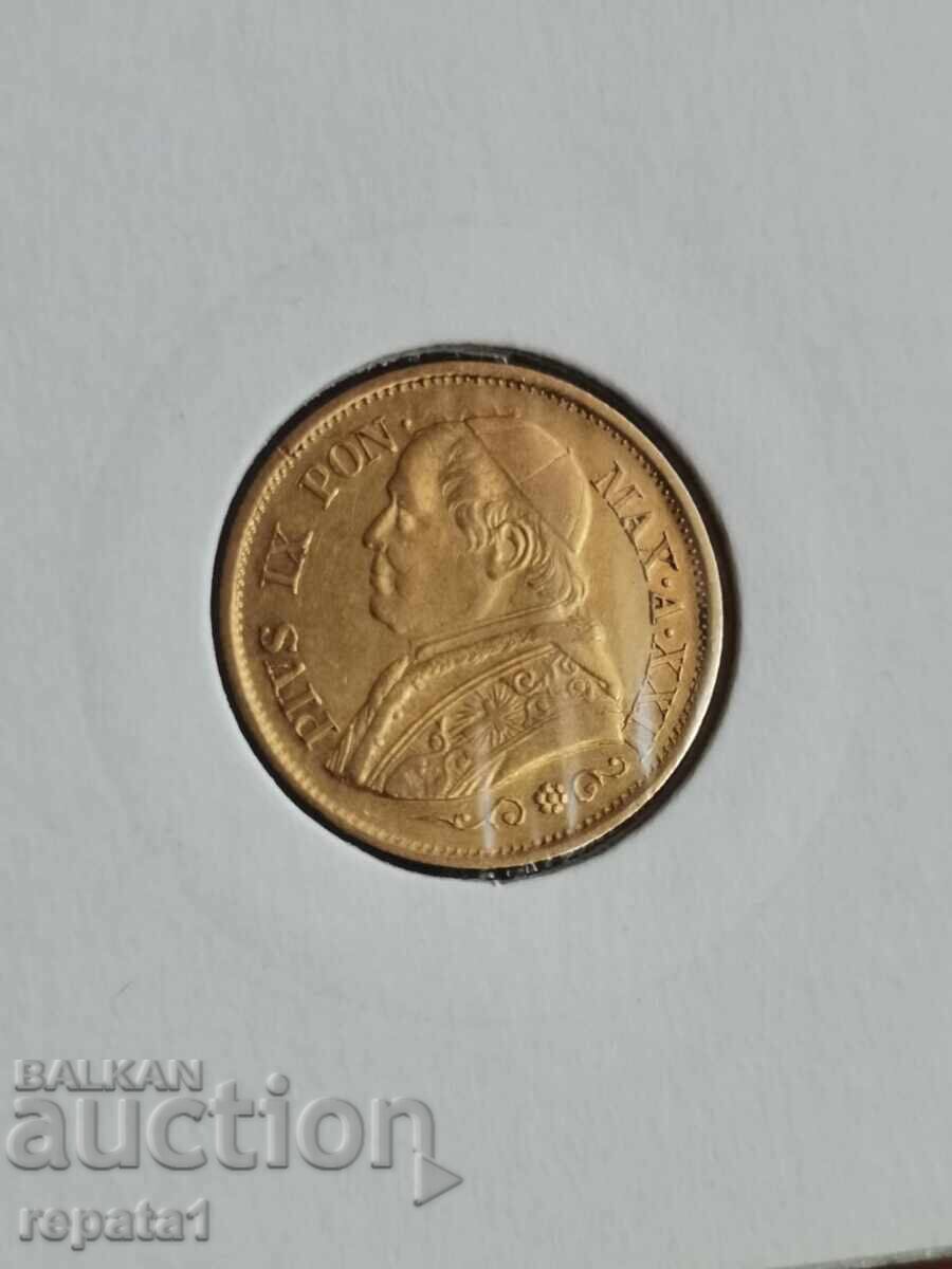 10 Lire 1867 - Vatican with price 1600.00 BGN | € 818.07