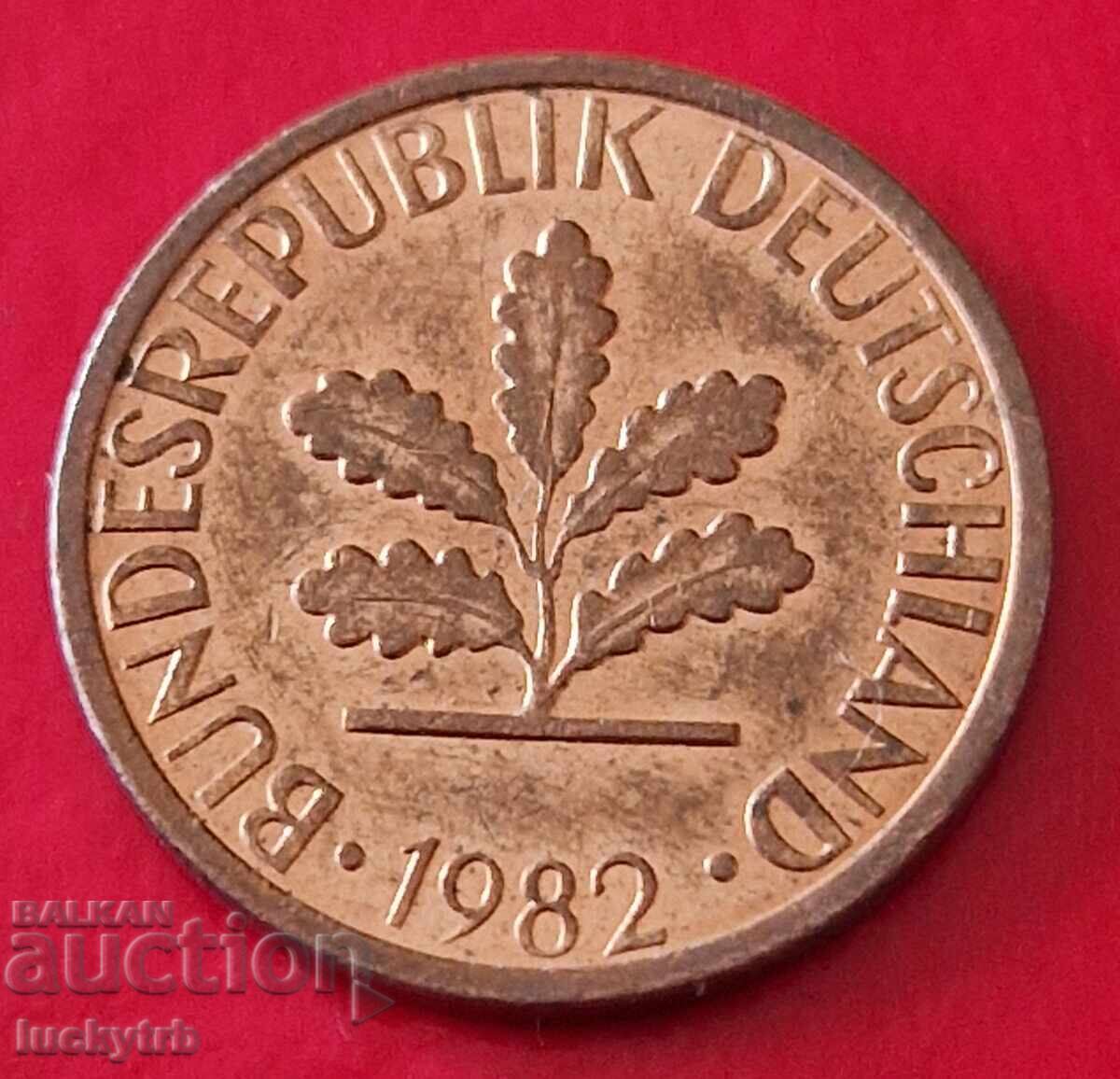 1 Pfennig 1982 "J" - Germania cu preț 1.00 BGN | € 0.51 1 Pfennig 1982 "J" - Germania cu preț 1.00 BGN | € 0.51