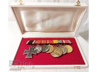 Κοσμηματοθήκη με μετάλλια Αυστρο-Ουγγαρίας, Γερμανίας - ΠΣΒ