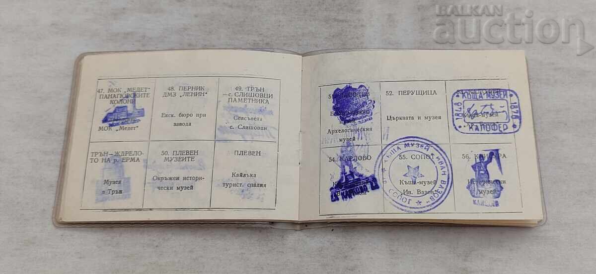 100 NATIONAL TOURIST SITES MAP BADGES 3 PIECES - 6