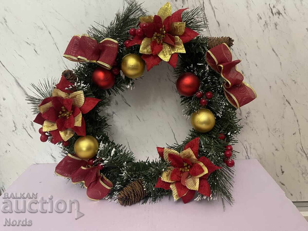 Аукцион Коледен венец 33 см
