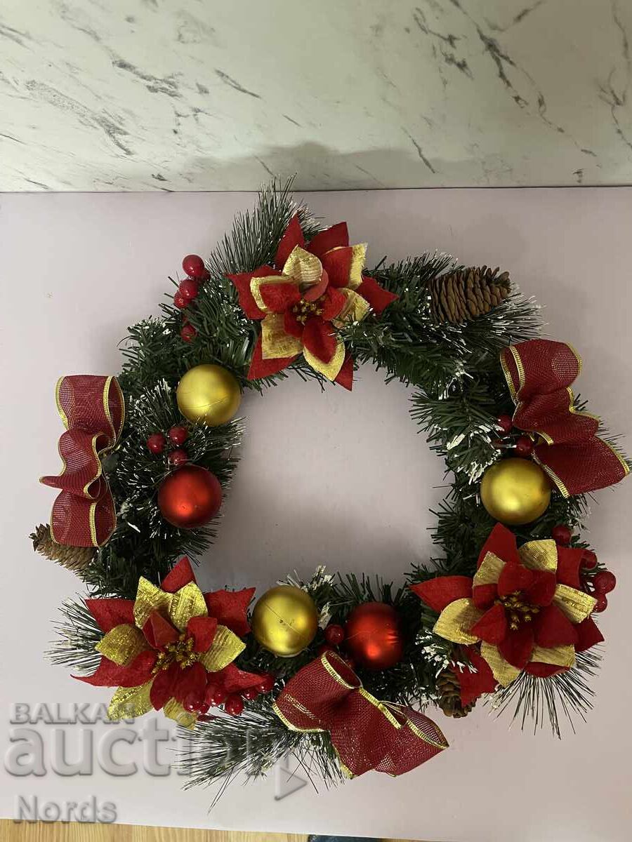 Коледен венец 33 см