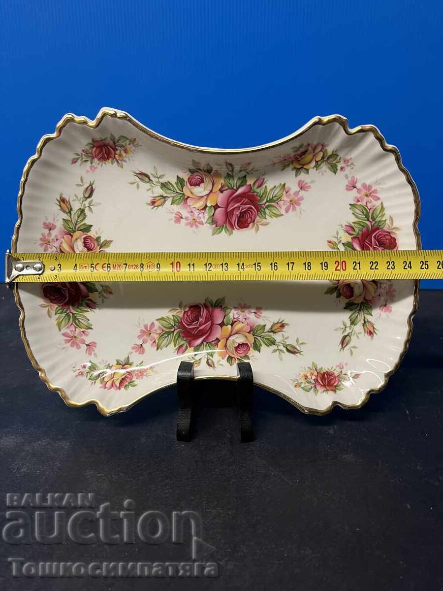 Аукцион Красиво,порцеланово плато-Стафордшир