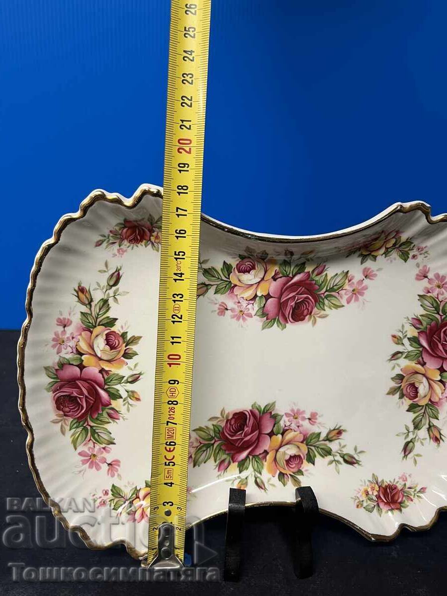 Доставка на Красиво,порцеланово плато-Стафордшир