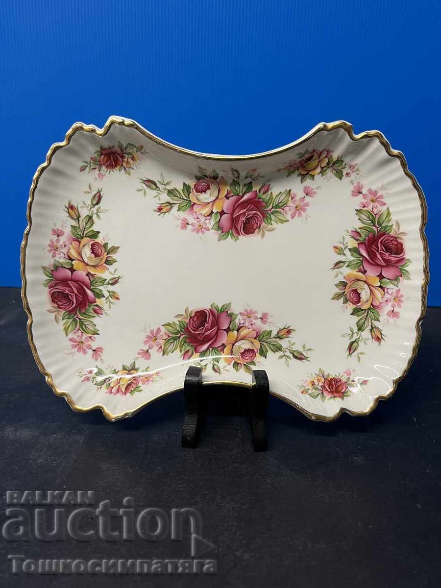 Красиво,порцеланово плато-Стафордшир - 5