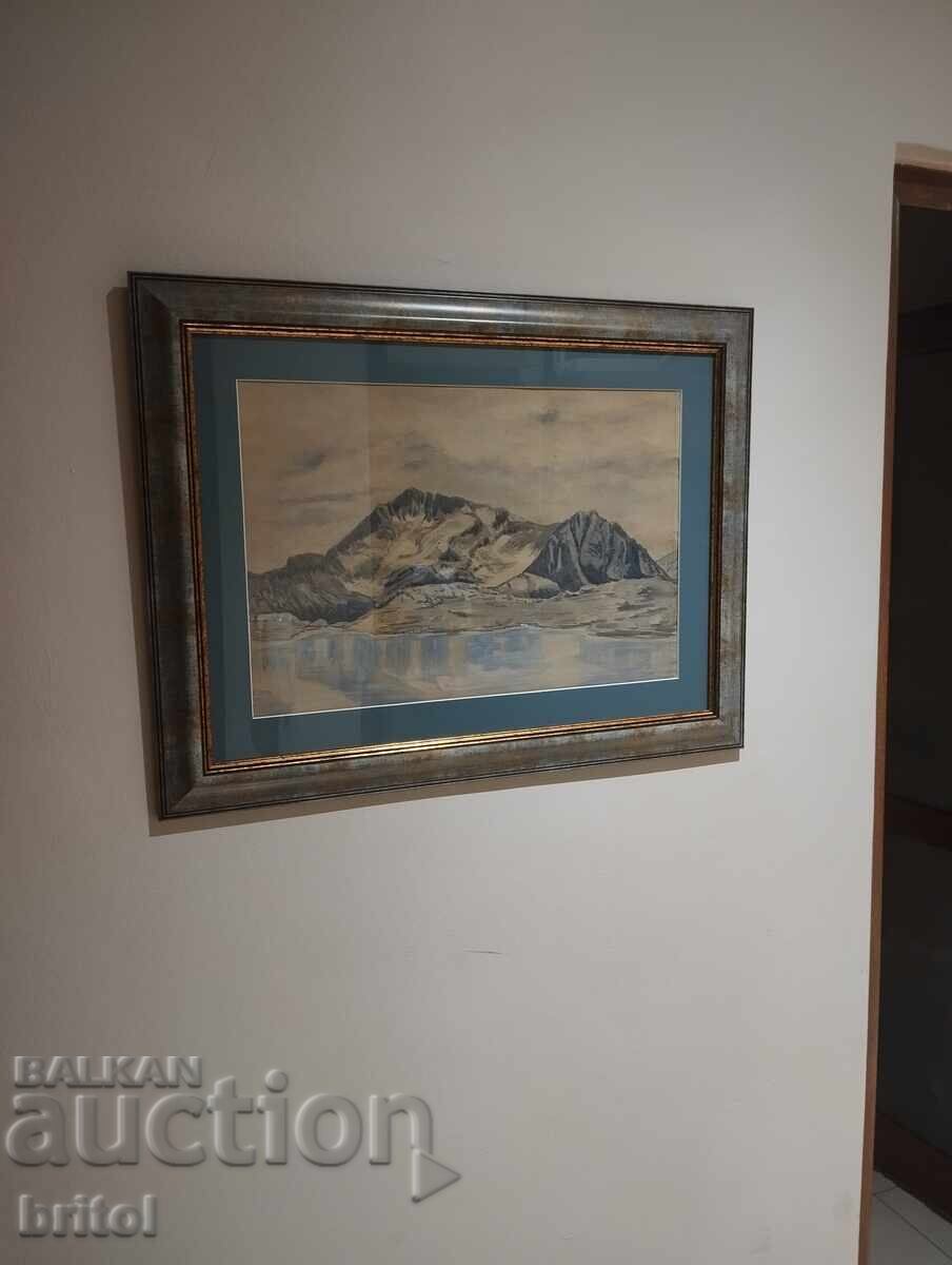 Painting, Kamenitsa Peak Painting, Kamenitsa Peak