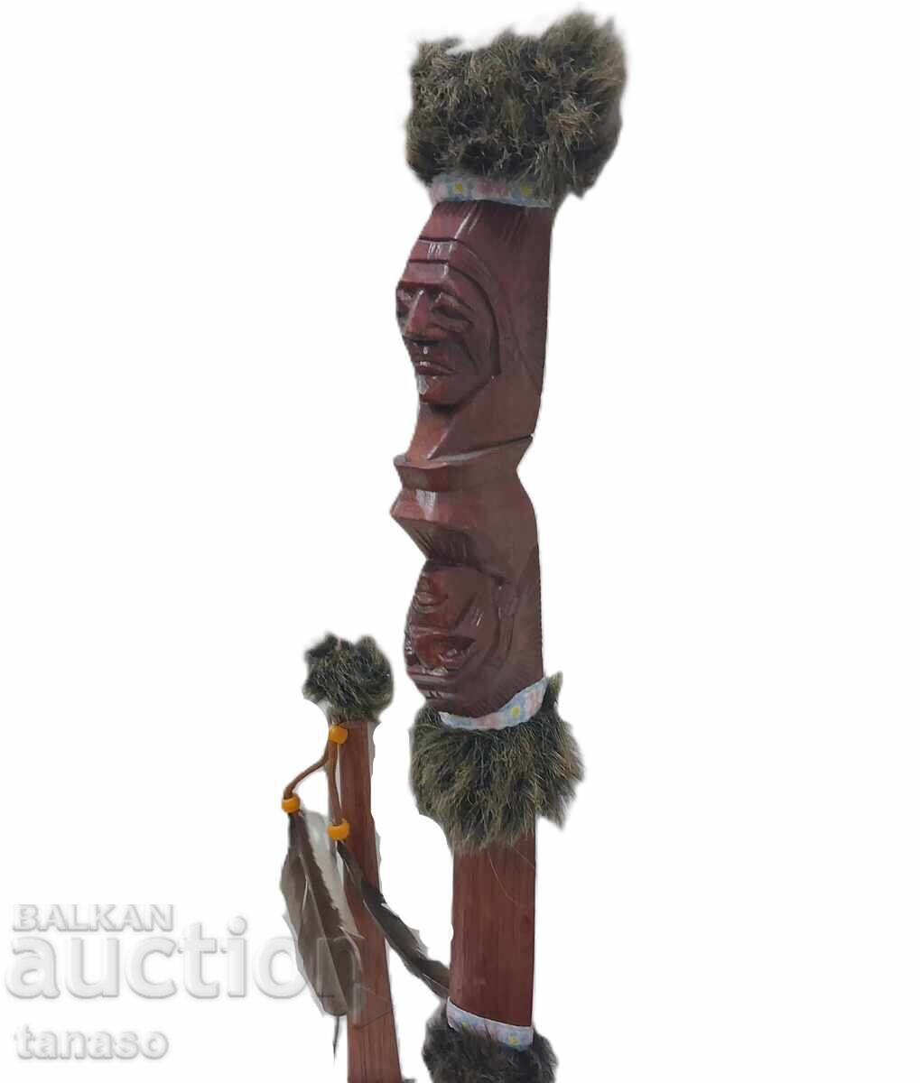 Доставка на Уникален Декоративен Индиански Жезъл/Тотем