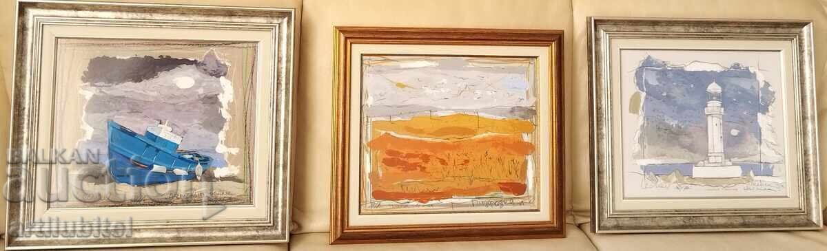 Collection of paintings by Georgi Lechev (1949-2025) + gift! Collection of paintings by Georgi Lechev (1949-2025) + gift!