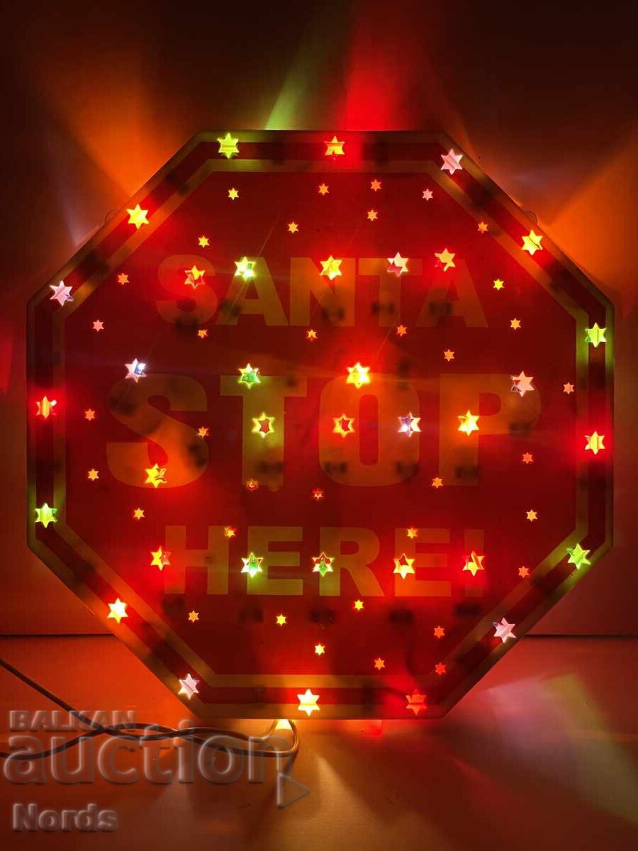 Φωτεινή χριστουγεννιάτικη πινακίδα με τιμή 10.49 BGN | € 5.36 Φωτεινή χριστουγεννιάτικη πινακίδα με τιμή 10.49 BGN | € 5.36