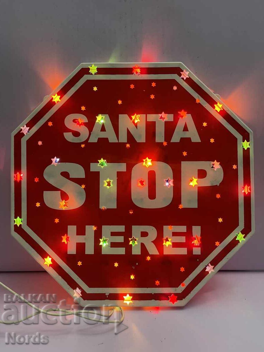 Φωτεινή χριστουγεννιάτικη πινακίδα Φωτεινή χριστουγεννιάτικη πινακίδα