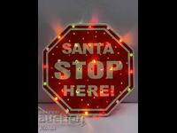 Φωτεινή χριστουγεννιάτικη πινακίδα