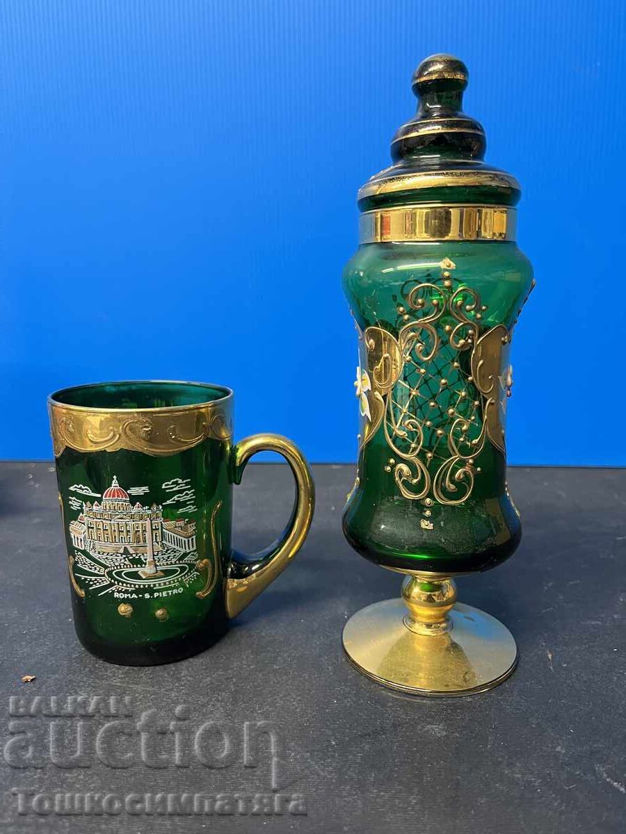 Συλλεκτικά, κρυστάλλινα ποτήρια Βοημίας με τιμή 50.00 BGN | € 25.56