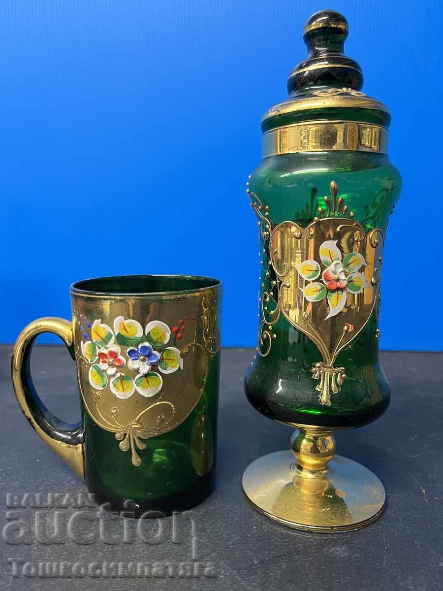 Συλλεκτικά, κρυστάλλινα ποτήρια Βοημίας - 5