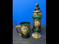 Pahare de colecție, cristal Bohemia