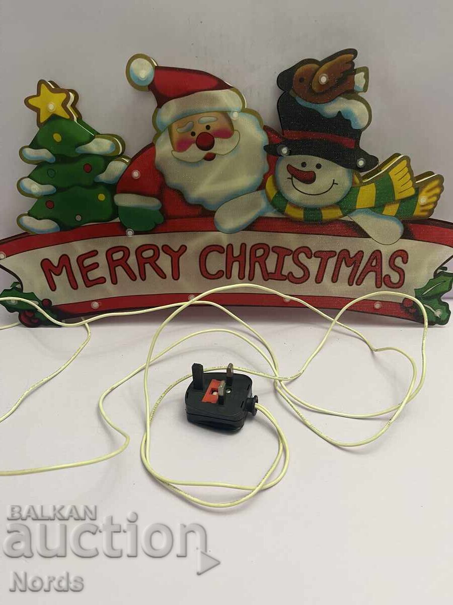 Delivery of Illuminated Christmas Sign Delivery of Illuminated Christmas Sign