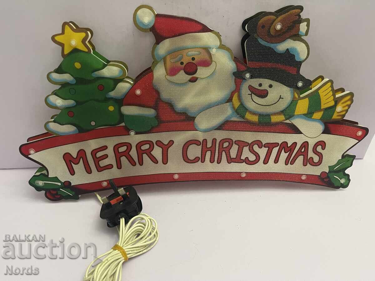 Illuminated Christmas Sign - 7 Illuminated Christmas Sign - 7