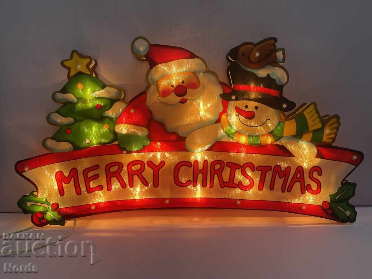 Illuminated Christmas Sign Illuminated Christmas Sign