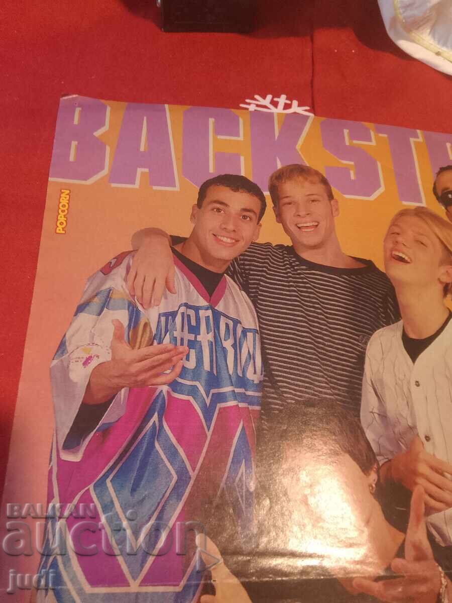 Auction  Backstreet Boys Popcorn Retro Poster