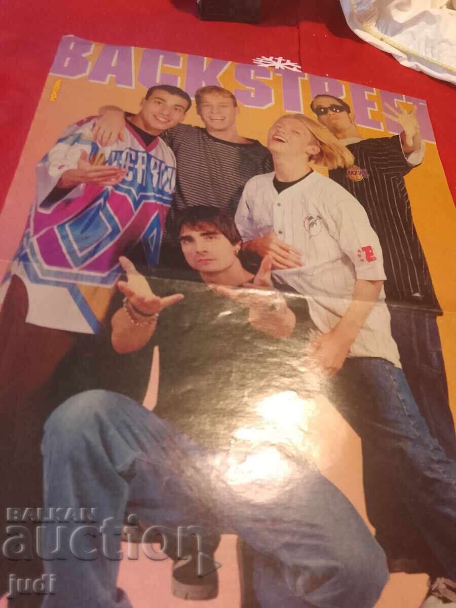 Backstreet Boys Popcorn Retro Poster - 7