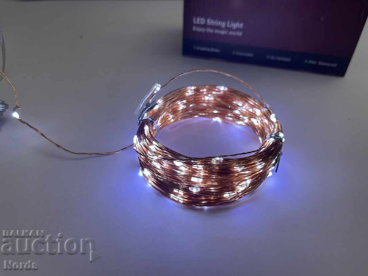 Lămpițe de Crăciun 30m cu preț 9.50 BGN | € 4.86 Lămpițe de Crăciun 30m cu preț 9.50 BGN | € 4.86