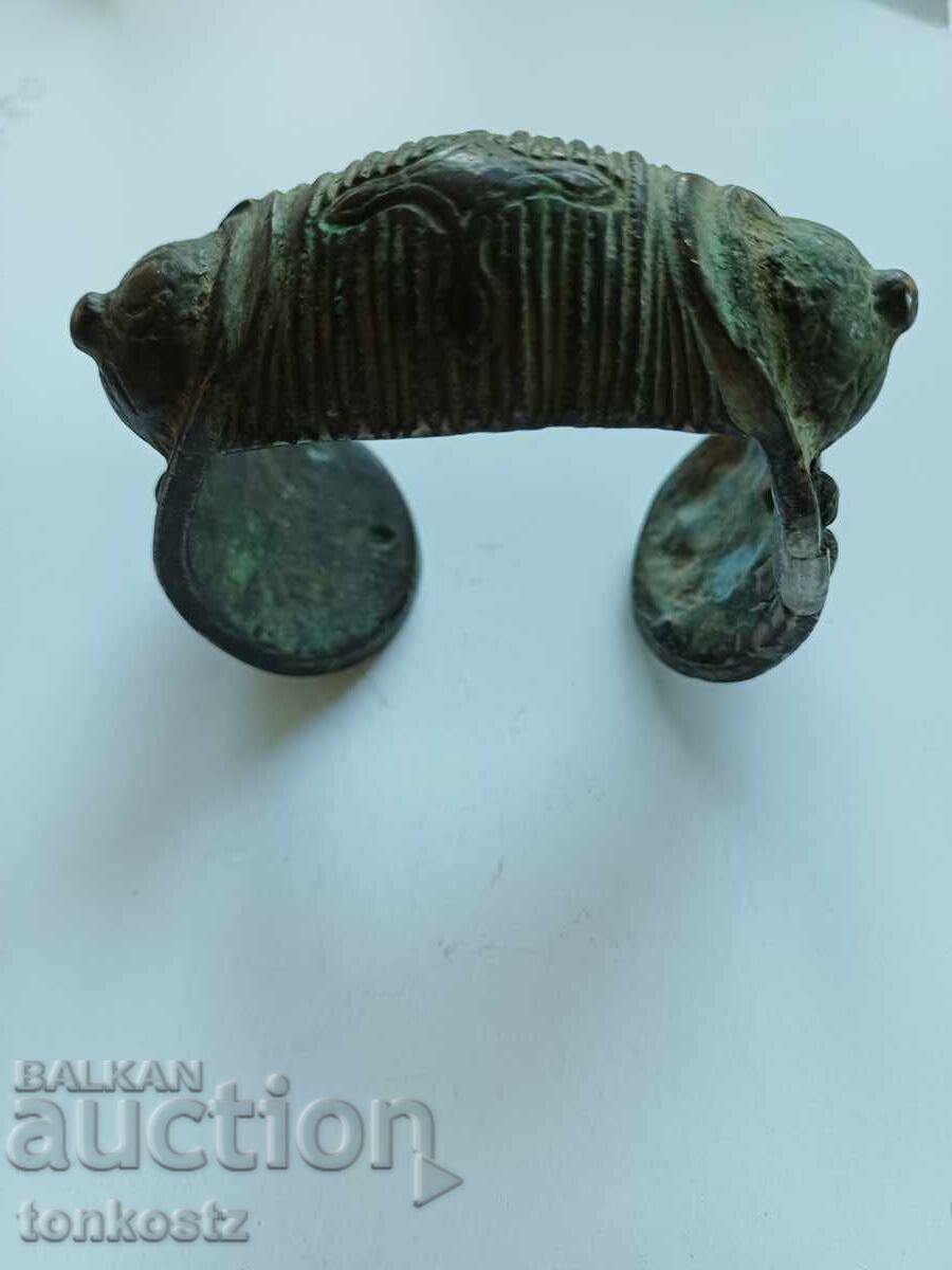 Antique horn bracelet