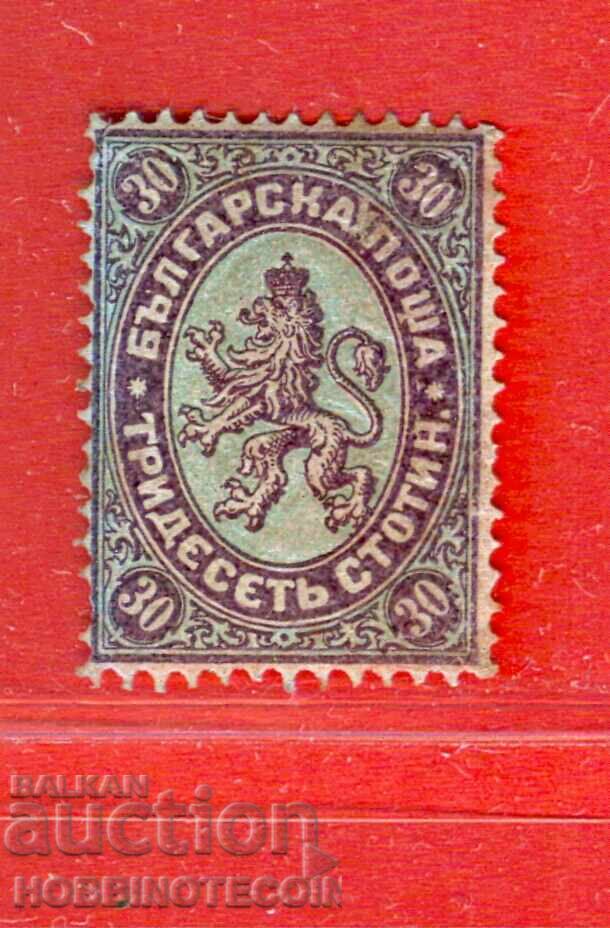 ΒΟΥΛΓΑΡΙΑ ΜΕΓΑΛΟ ΛΙΟΝΤΑΡΙ ΤΕΤΡΑΓΩΝΟ BK 19 - 30 Στ 1882 MNH