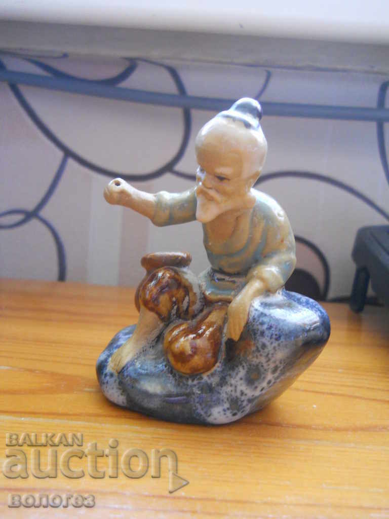 Antique ceramic figurine - fisherman (China) with price 30.00 BGN | € 15.34