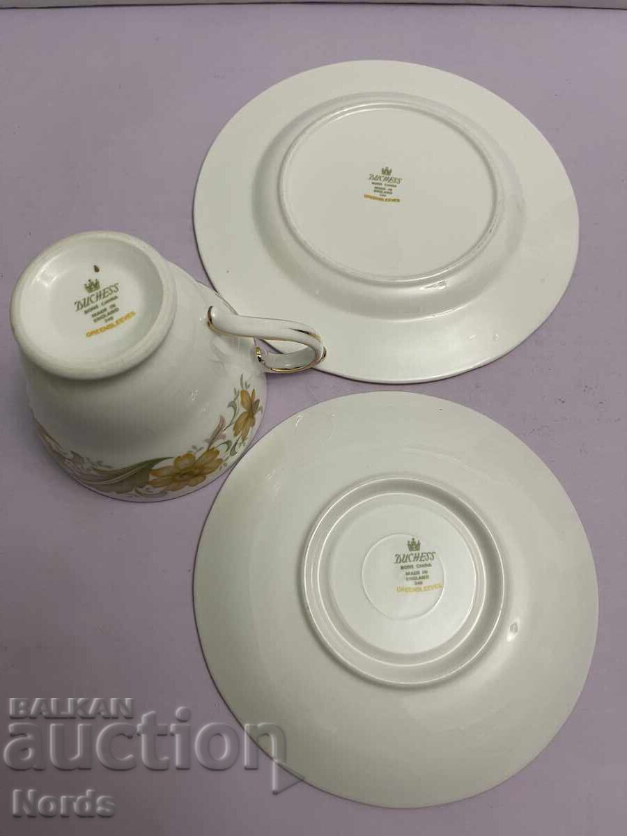 ΔΟΥΚΙΣΣΑ Αγγλικό σετ τριών τσαγιού - 6 ΔΟΥΚΙΣΣΑ Αγγλικό σετ τριών τσαγιού - 6