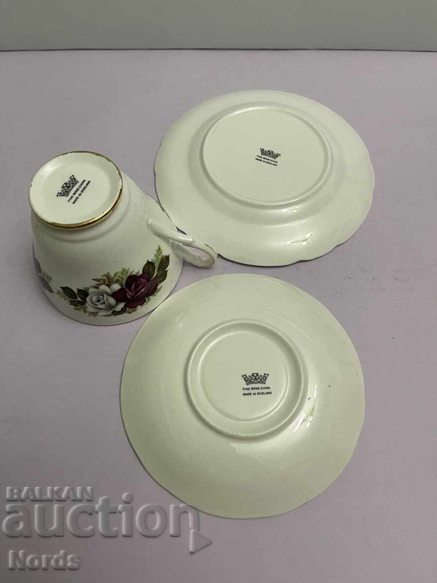 Set de ceai triplu englezesc - 6 Set de ceai triplu englezesc - 6