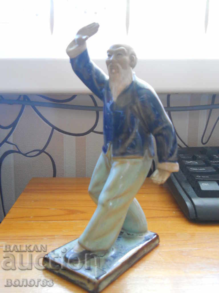 Ceramic figurine - Kung Fu master (China) with price 45.00 BGN | € 23.01