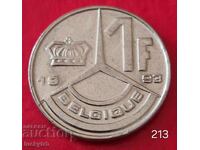 1 франк 1993 - Белгия - Легенда на френски език