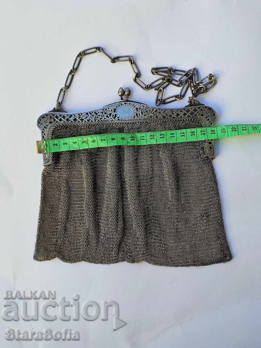 Silver bag Belgium 19th century - 5