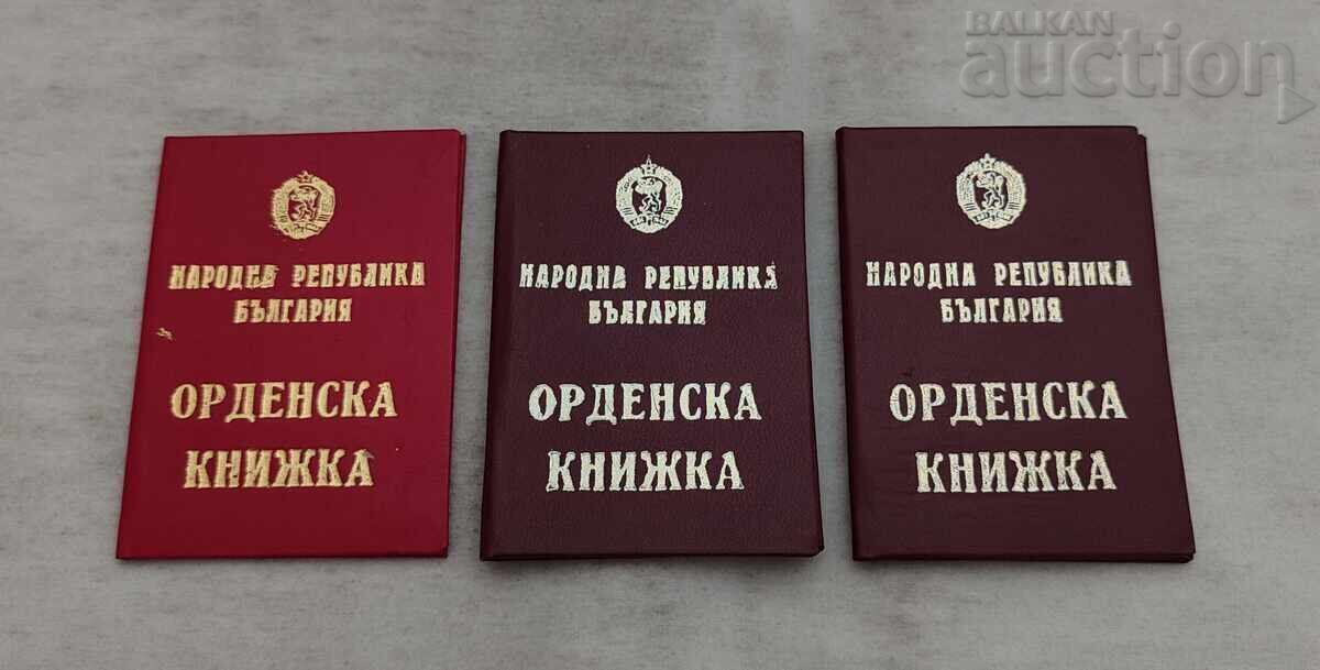 Order Book NR Bulgaria Lot 3 Pieces