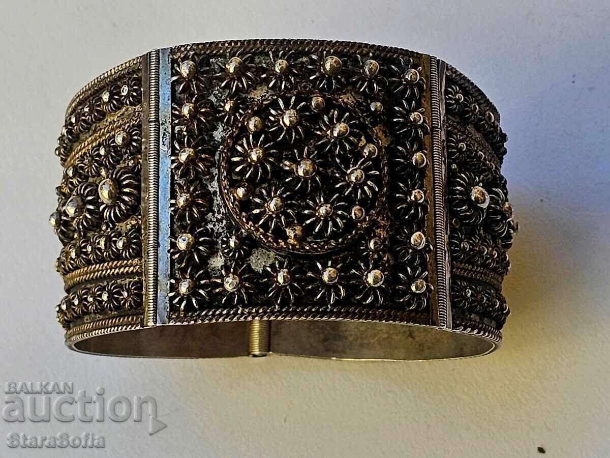 Beautiful silver filigree bracelet - 7 Beautiful silver filigree bracelet - 7