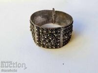 Красива сребърна гривна филигран