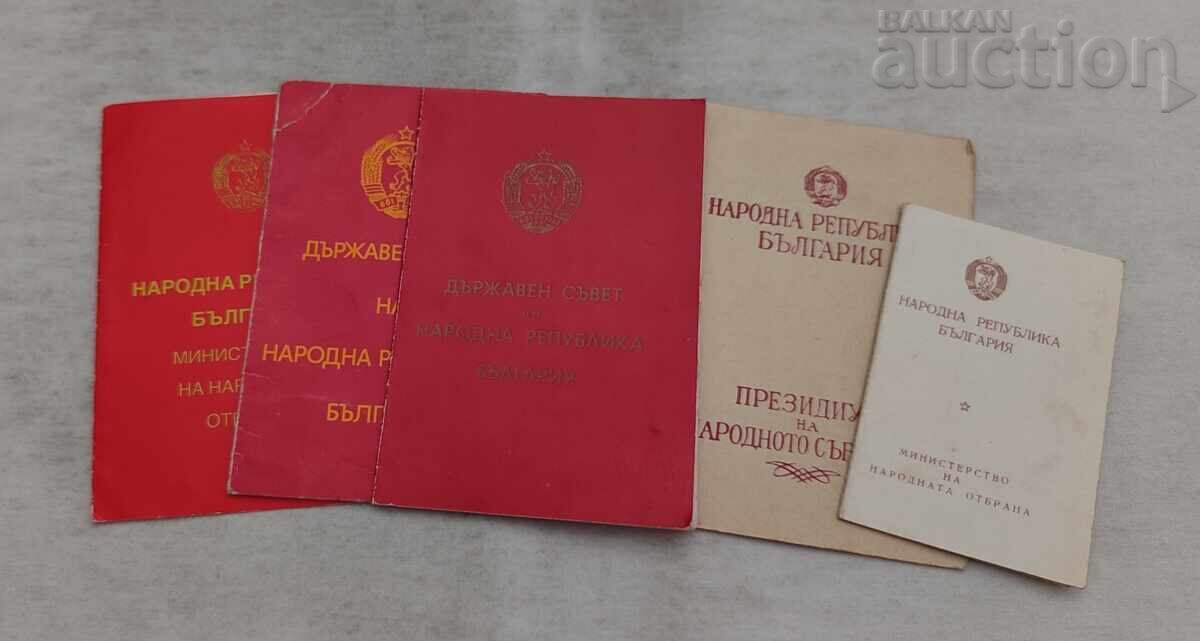 DOCUMENTE PENTRU MEDALII RP BULGARIA LOT 5 BUCĂȚI