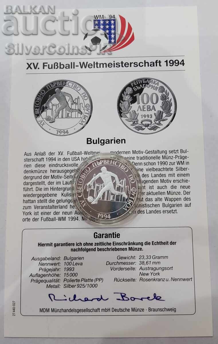 100 Leva Football Player 1993 Bulgaria - 7 100 Leva Football Player 1993 Bulgaria - 7