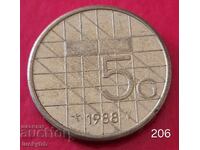 5 гулдена 1988 - Нидерландия