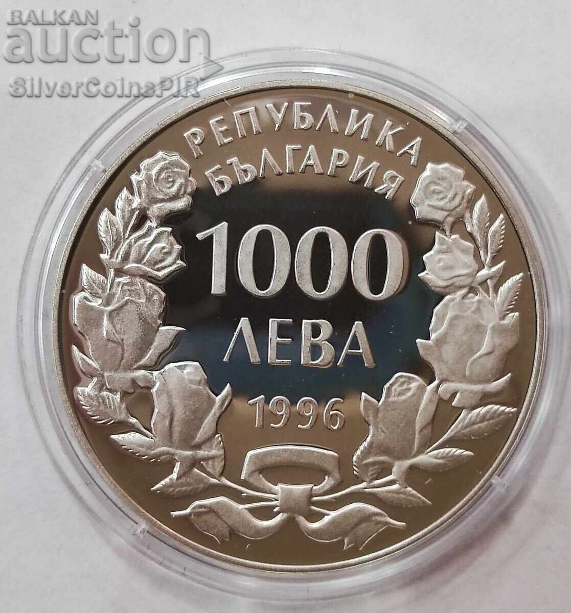 1000 leva Kaliakra 1996 Bulgaria cu preț 189.00 BGN | € 96.63
